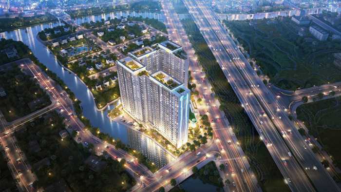 w1. Căn hộ Jamila 2 mặt giáp sông