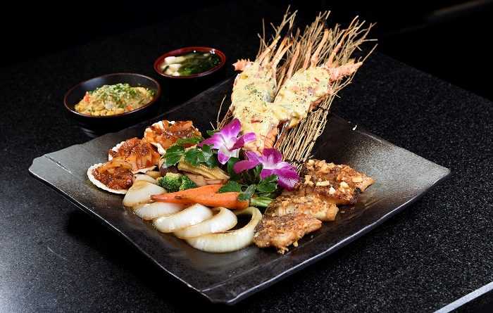 wKissho Teppanyaki Seafood Trio