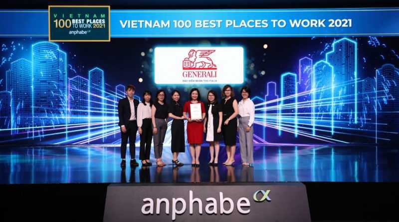 lifestyleonline.vn Generali được vinh danh 100 nơi làm viêc tốt nhất Việt Nam 2