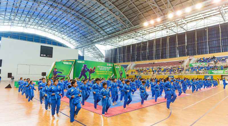 Giải Vovinam Việt Võ Đạo Cúp Nestlé Milo năm học 2022.2023 chính thức khai mạc vào ngày 18.3 tại Nhà thi đấu Phú Thọ.