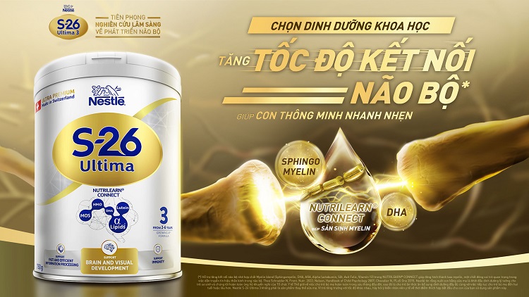 Nestlé S 26 Ultima 3 Tiên phong nghiên cứu lâm sàng về khoa học não bộ