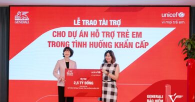 Generali tai tro 25 ty dong cho UNICEF