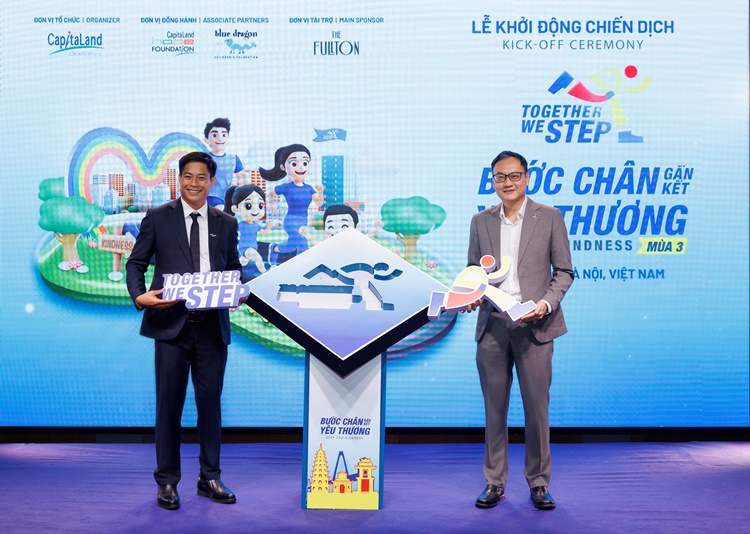 CapitaLand Development tiếp tục hành trình “Bước chân gắn kết yêu thương” lần 3 3 2. Ong Alwin Low va ong Do Duy Vi