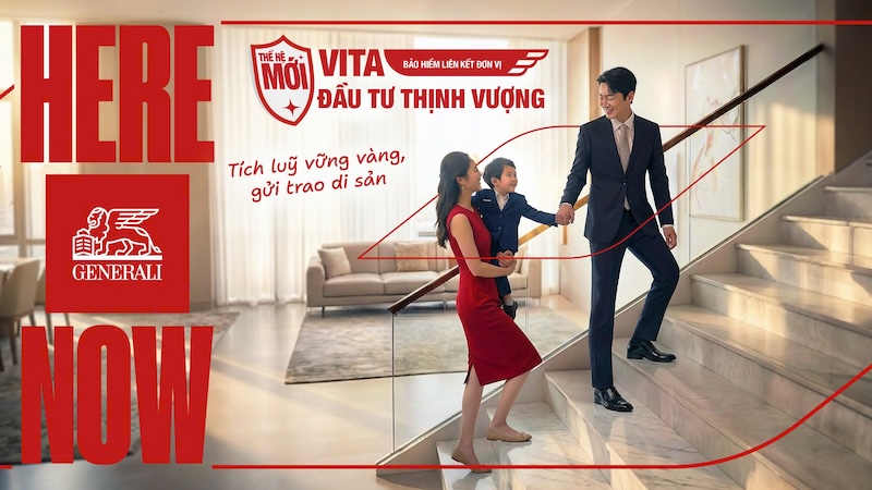 Generali Việt Nam ra mắt sản phẩm bảo hiểm liên kết đơn vị VITA - Đầu Tư Thịnh Vượng – Giúp khách hàng tích luỹ vững vàng, gửi trao di sản cho thế hệ tiếp nối 3 Generali Viet Nam chinh thuc ra mat san pham bao hiem lien ket don vi VITA Dau Tu Thinh Vuong