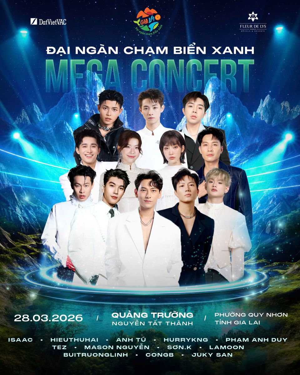 Tổ đội Gerdnang đổ bộ Mega Concert khai mạc Năm Du lịch Quốc gia 2026 3 womenlifes du lich gia lai