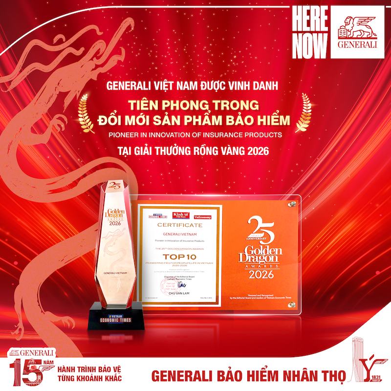 Generali Việt Nam khẳng định vị thế trong đổi mới sản phẩm bảo hiểm tại giải thưởng Rồng Vàng 2026 4 Generali Viet Nam xac dinh doi moi san pham la mot trong nhung tru cot quan trong nham nang cao trai nghiem va mang den cac giai phap bao ve tai chinh cho khach hang