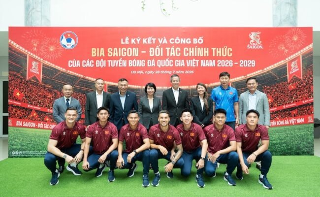 SABECO và VFF gia hạn hợp tác chiến lược, tiếp sức cho bóng đá Việt Nam giai đoạn 2026 – 2029