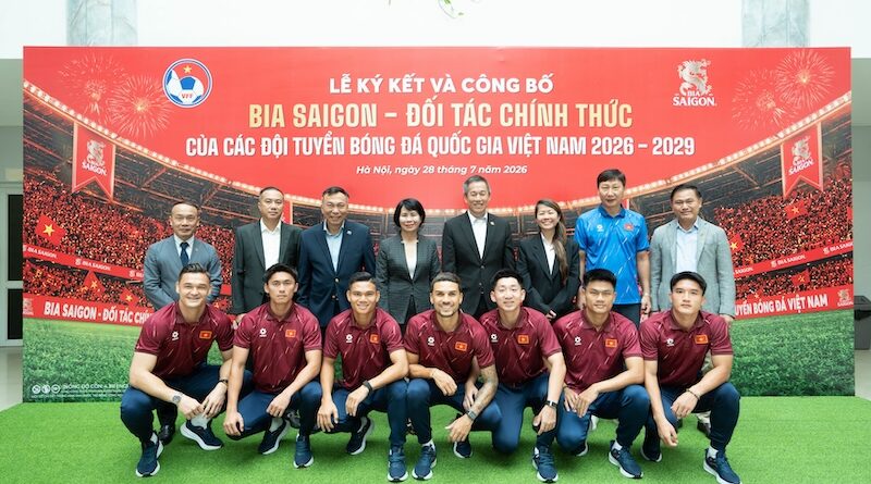 Bia Saigon se tiep tuc dong hanh cung cac doi tuyen bong da quoc gia tai nhieu giai dau trong nuoc va quoc te