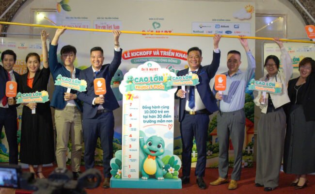 Bi’S MART triển khai chương trình “Cao lớn trước 7 tuổi”, hướng đến 10.000 trẻ mầm non